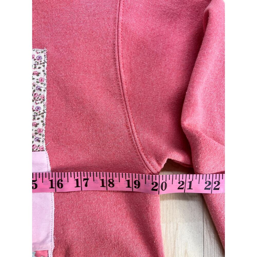 The Pink Patchwork Upcycled Sweatshirt - image 5